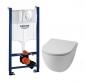 Lavabo File 2.0 RIMLESS Mat hvid toiletpakke inkl. sde m/soft-close, cisterne og krom betjening
