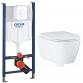 Grohe Essence Rimless toiletpakke inkl. sde m/soft-close, cisterne og hvid betjening