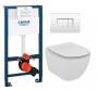 Ideal Standard Tesi toiletpakke inkl. sde m/soft-close, mellem cisterne og hvid betjening