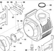 Vaillant varmeveksler for VC DK 236/5-3 R4