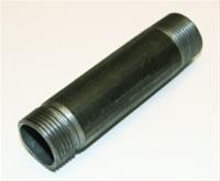 Nippelrør 100mm x 2 1/2 sort"