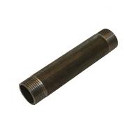 Sort nippelrør 3/4" x 30 mm