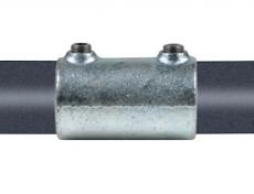 Altech Pipe Clamps lige samling 1 1/2" Galvaniseret