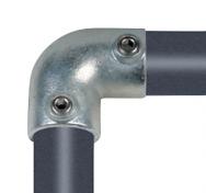 Altech Pipe Clamps bøjning 1'' 90 gr. Galvaniseret