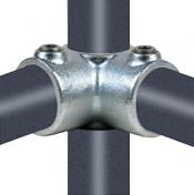 Altech Pipe Clamps T-samling med sideudgang 1 1/2" Galvaniseret