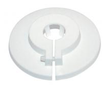plastroset delt 22 mm hvid