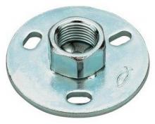 Fischer 1/2" Montageflange med gevindmøtrik elforzinket