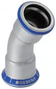 Geberit Mapress rustfri b�jning - 22 mm - 30� - Muffe/muffe