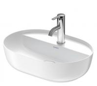 Duravit Luv 50 fritstende bowlevask - 1 hanehul - Mat hvid