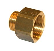 Sp. muffe 1/2 - 3/8 messing