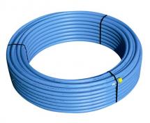 Uponor PE rr 63 x 5,8 mm PN10 PE80-SDR11 bl. rulle  100 meter. DS-EN12201