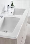 Hafa 1200 dobbelthåndvask - Hvid