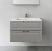 Hafa Grace Compact 80 møbelsæt m/vask - Mat grå rammefront