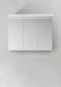 Hafa Store spejlskab 900 m/LED-profil - Askstruktur