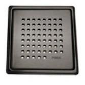 Purus Chess ramme/rist 150X150mm - Børstet sort krom