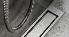 Unidrain Highline ramme - Poleret stål - 700/10 mm