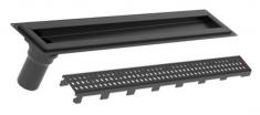 Blucher Waterline 800 mm aflb m/Vienna Line rist - Sort