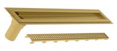 Blucher Waterline 800 mm aflb m/Vienna Line rist - Brstet messing