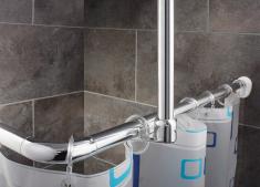 Ridder Eco universal badeforhngsstang - Krom