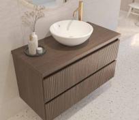 Sanibell Proline 120 underskab m/bordplade - Terra eg