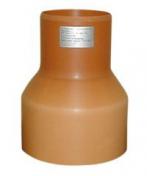 HL krympemuffe PVC 110/165mm med gummiring til 10cm beton spids