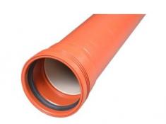 Wavin 110 x 3000 mm PP-kloakrør med muffe