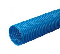 Wavin 92/80 mm PVC-drnrr med 2,5 x 5 mm slids, 50 m, bl