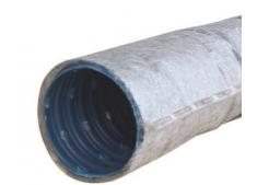 Wavin 60/50 mm PVC-drnrr med 2,5 x 5 mm slids og filt, 50 m