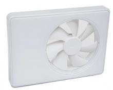 Duka Smart fan med fugt (hygrostat) og tidstyrring 100/125 mm - Hvid