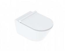 Catalano Zero 55 vgtoilet m/Newflush, rimless og Cataglaze+ - Mat hvid