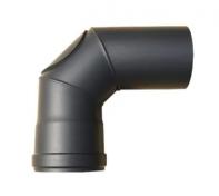 R&oslash;gr&oslash;r b&oslash;jning &oslash;100mm - 2x45 grader med klap