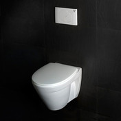 Westerbergs Wall toiletpakke - Krom betjening og Easy Clean