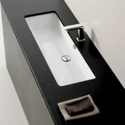 Lavabo Gea 90 håndvask t/underlimning - Uden hanehul - Med overløb