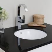 Lavabo Tea Rondo Hvid porcelænsvask til underlimning