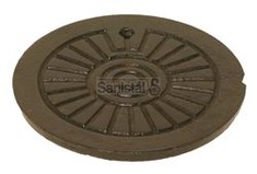 Duco 280 mm dæksel til rørbrøndkarm, 2,5 t, GG