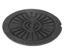 Duco 425 mm dæksel til rørbrøndkarm, 2,5 t, GG