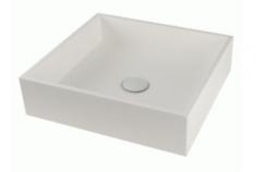 Lavabo Solid Surface 40 fritstående bowlevask - Uden overløb - Hvid mat