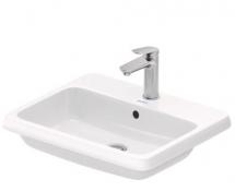 Duravit Collection One 55 håndvask t/nedfældning - 1 hanehul