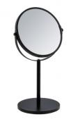 Wenko Assisi kosmetikspejl til bord - Vendbar m/ 3x forstørrelse - Mat sort