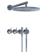 Vola 2471S-061AP-20 brusesystem - Børstet krom