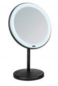 Wenko Onno kosmetikspejl t/bord med LED lys og 5 x forstrrelse - Mat sort