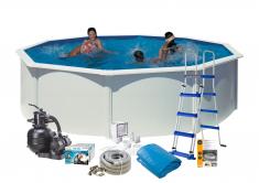 Swim & Fun Pool Basic 120 Ø460 cm Hvid