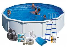 Swim & Fun Pool Basic 120 Ø550 cm Hvid