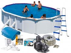 Swim & Fun Pool Basic 120 500x300 cm Hvid