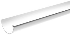 Plastmo tagrende nr. 12 (6 m.) - hvid