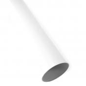 Plastmo nedløbsrør 75mm - hvid (6 m)