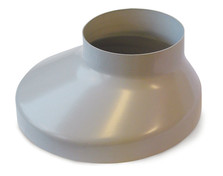 Plastmo brøndkrave (75 mm) - grå