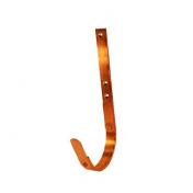 Vestjydsk Beslag rendejern kort 1/2 rund 12"-333 mm kobber