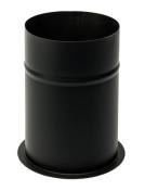 150 mm Metalbestos Sorte røgrør murbøsning, lige 200 mm