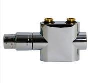 Purmo designventil lige-model 50 mm krom